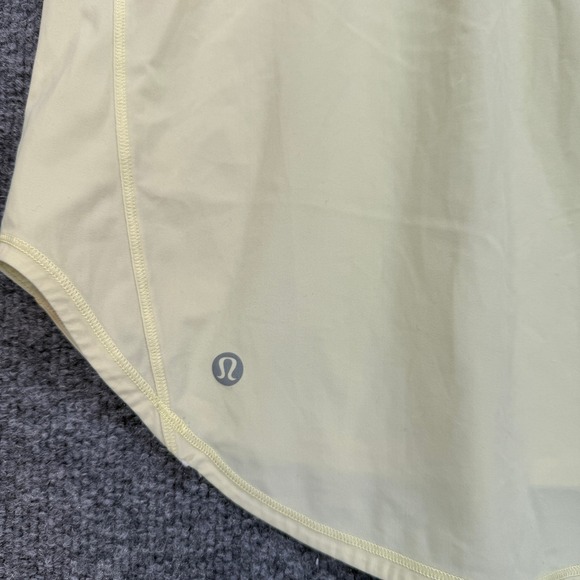 Lululemon Sculpt Tank Top Women 4 Yellow Mesh Back Activewear Yoga Gym Shirt - Picture 6 of 7